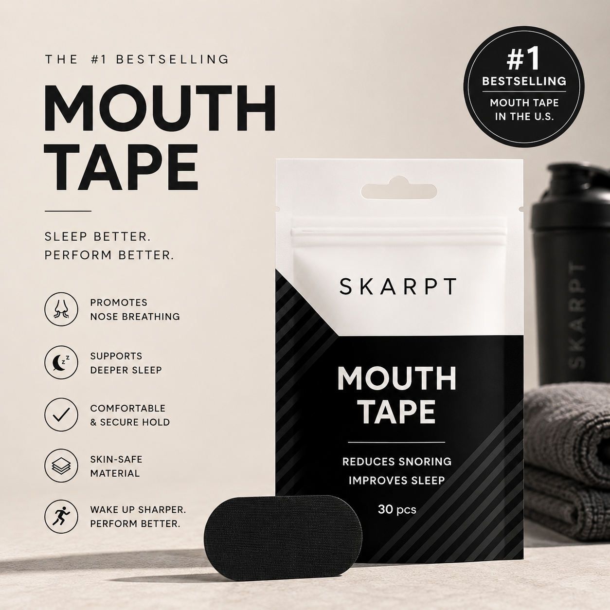 SKARPT Mouth Tape
