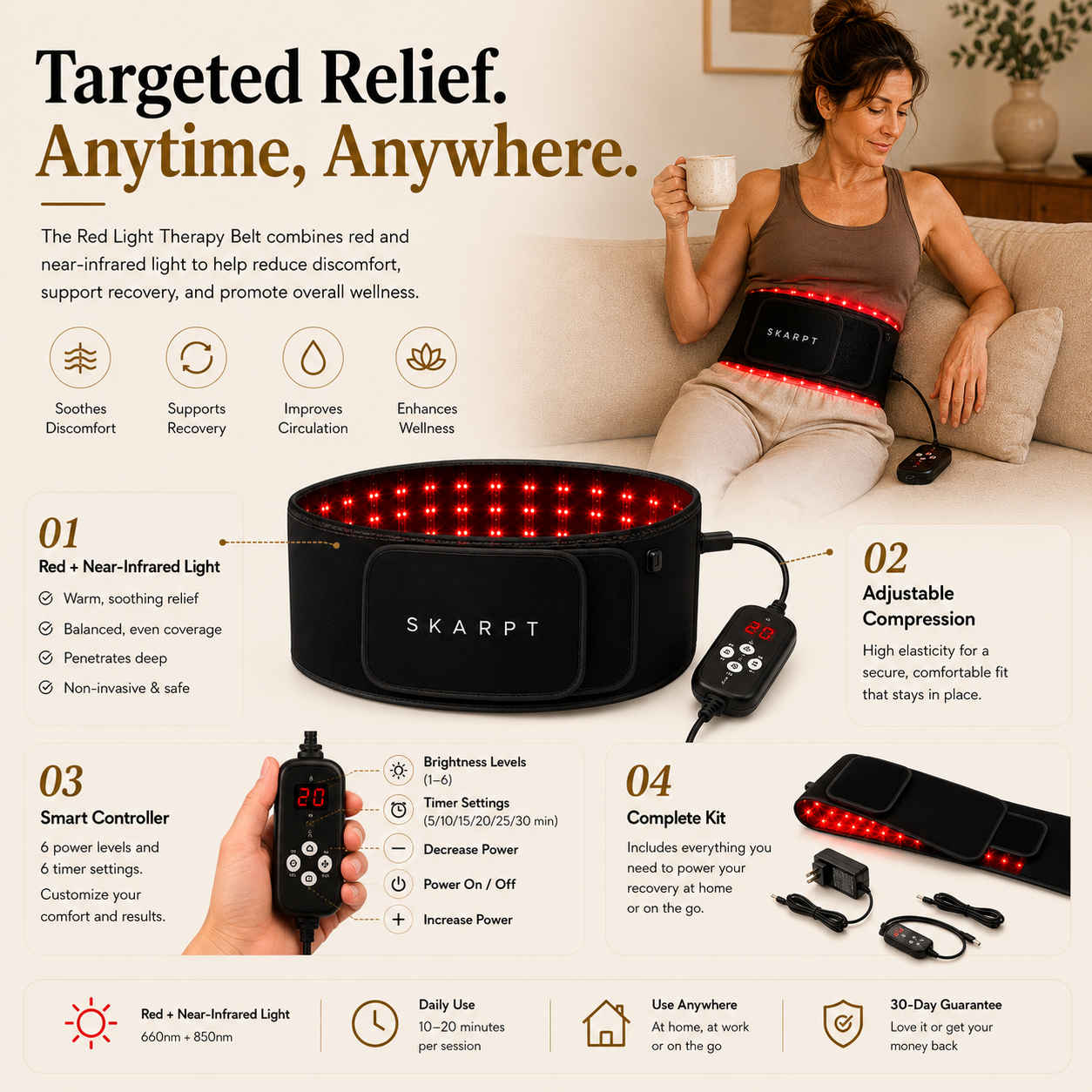 Red Light Therapy Belt